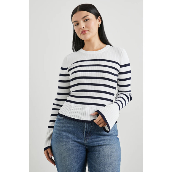 NWOT - RAILS Striped Sweater - Size Large - Picture 1 of 15